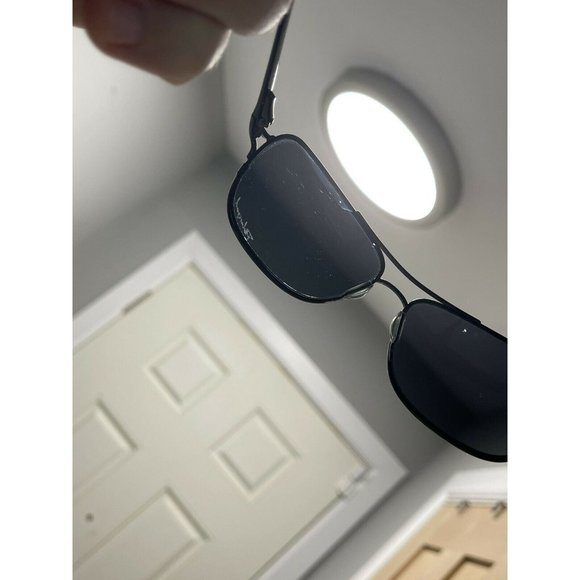Oakley Conquest OO4101-04 Black Metal Polarized Light Scratches main image 4